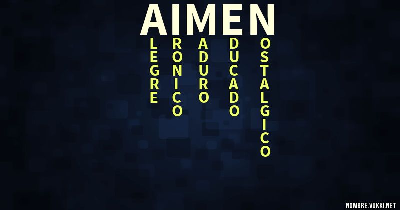 Acróstico aimen