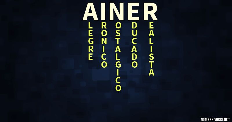 Acróstico ainer