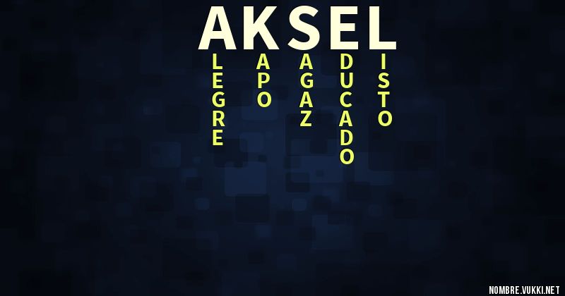 Acróstico aksel