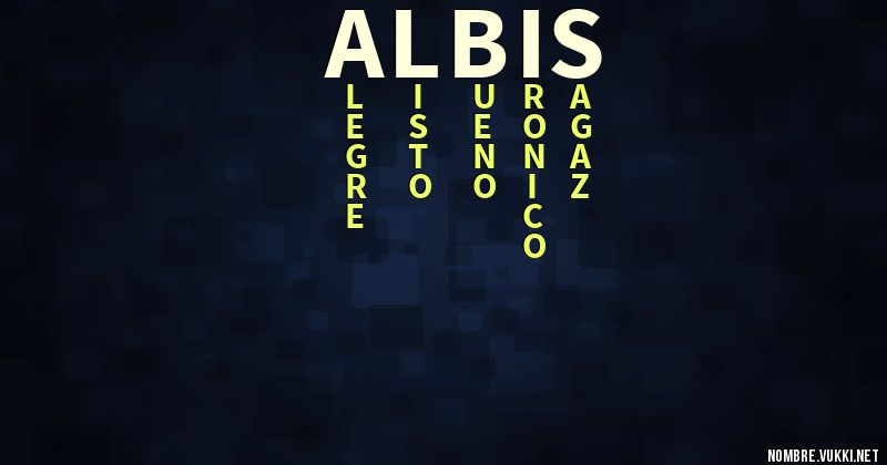 Acróstico albis