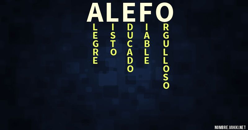 Acróstico alefo