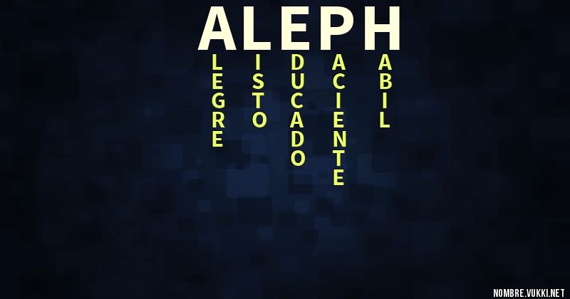 Acróstico aleph