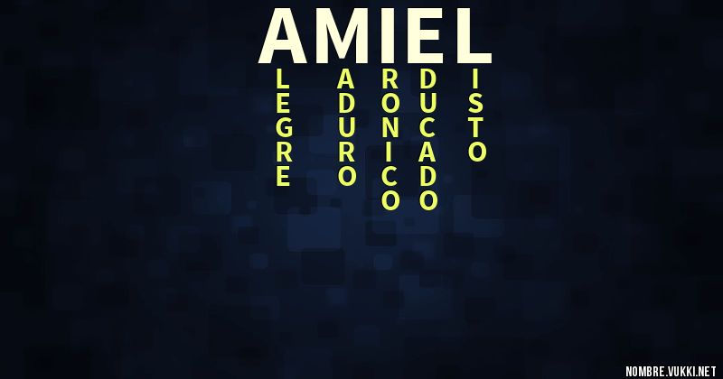 Acróstico amiel