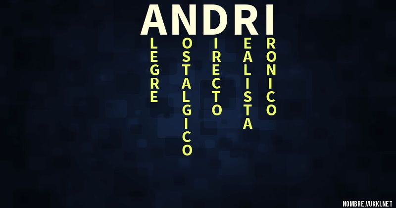 Acróstico andri