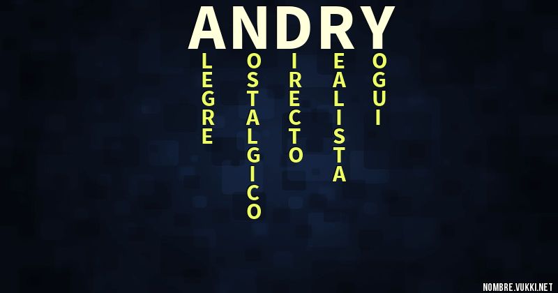 Acróstico andry