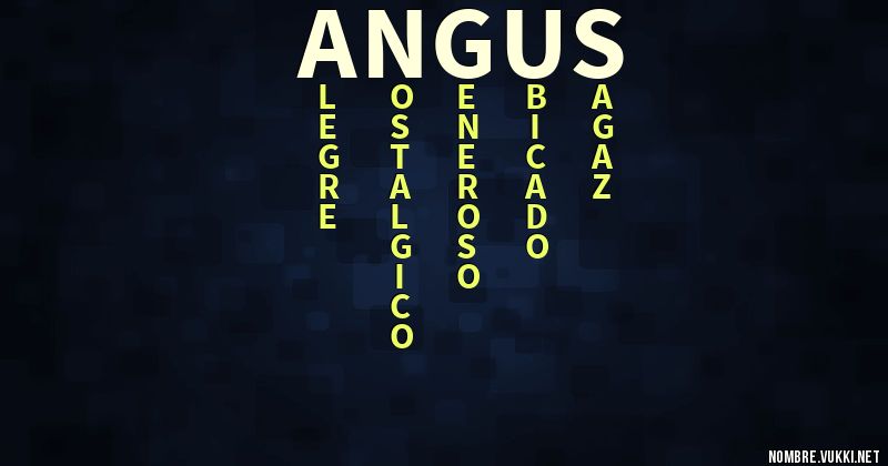 Acróstico angus