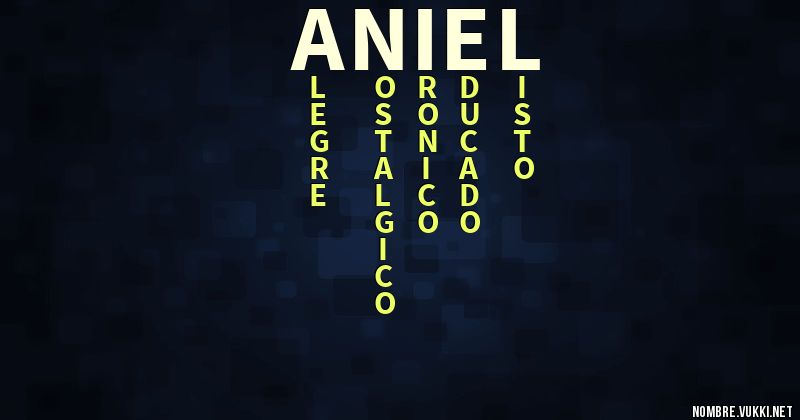 Acróstico aniel