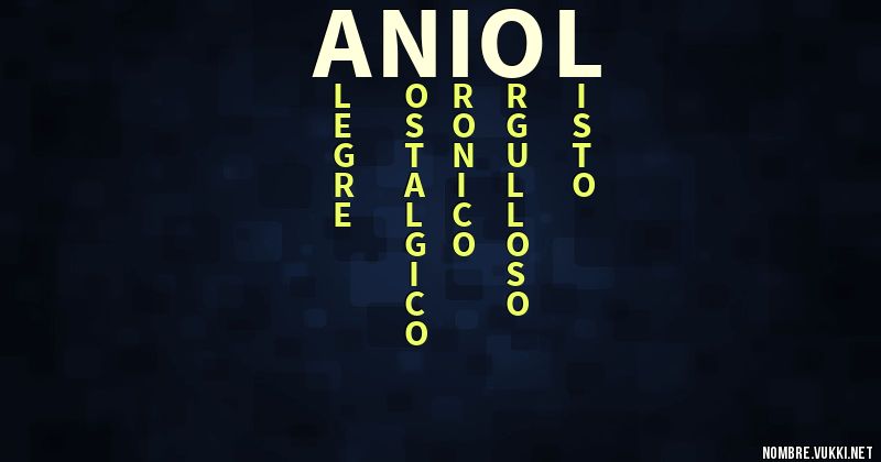 Acróstico aniol
