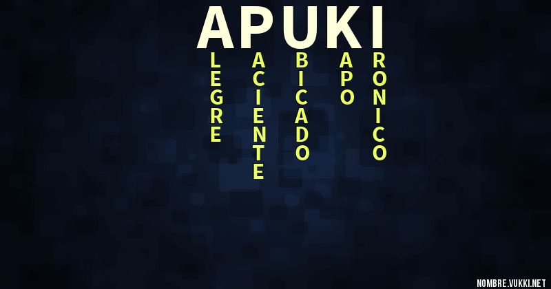 Acróstico apuki