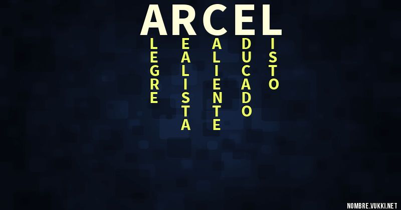 Acróstico arcel