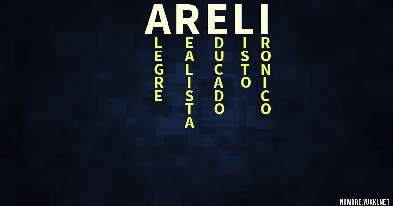 Acróstico areli