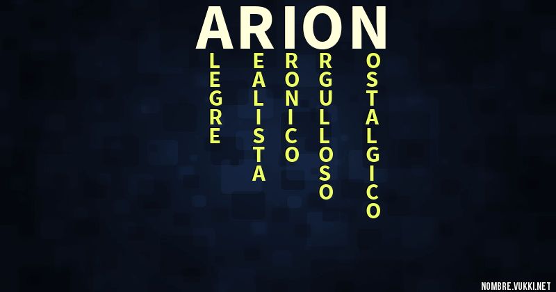 Acróstico arión