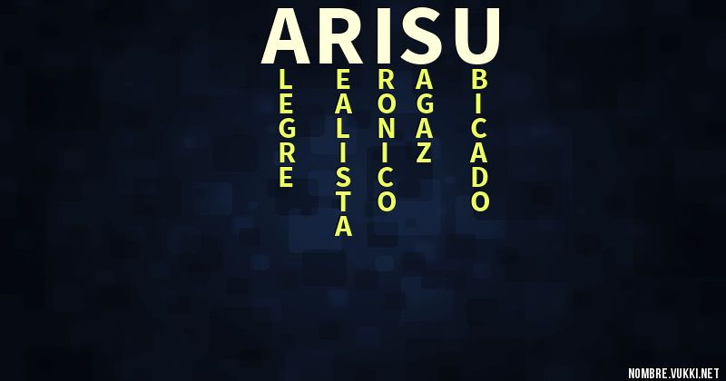 Acróstico arisu