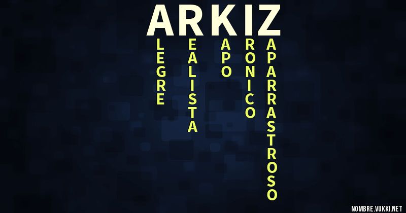 Acróstico arkiz