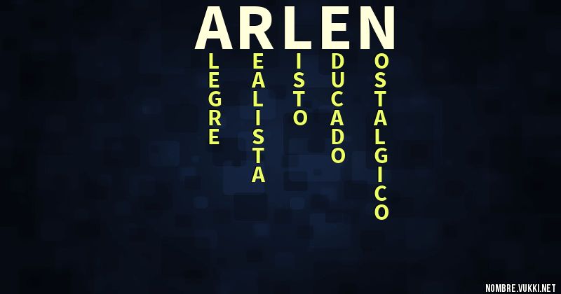 Acróstico arlen