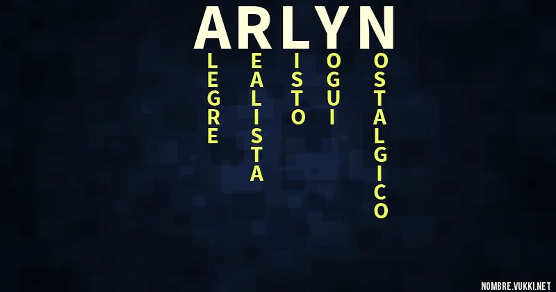 Acróstico arlyn