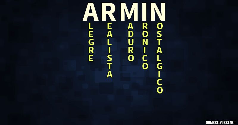 Acróstico armin