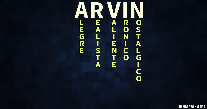 Acróstico arvin