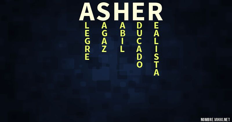 Acróstico asher