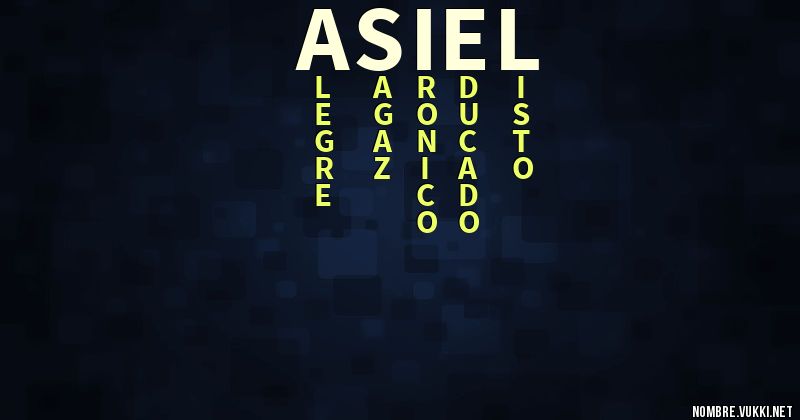 Acróstico asiel