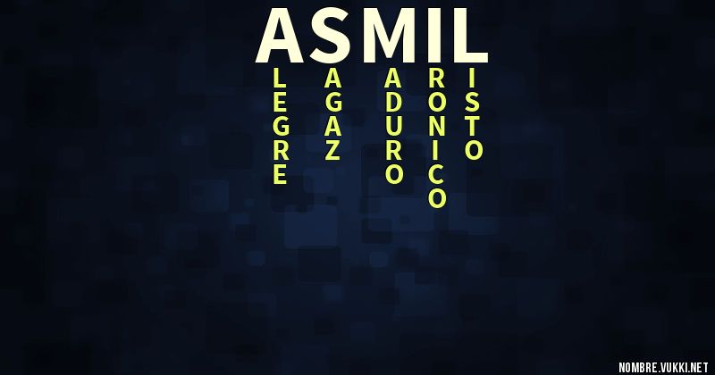 Acróstico asmil