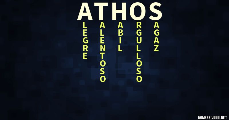 Acróstico athos