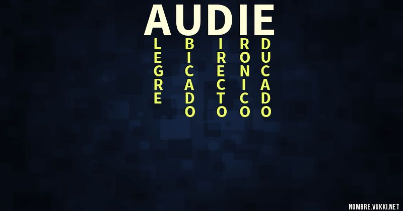 Acróstico audie