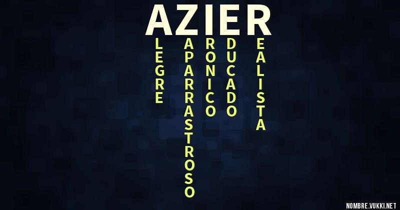 Acróstico azier