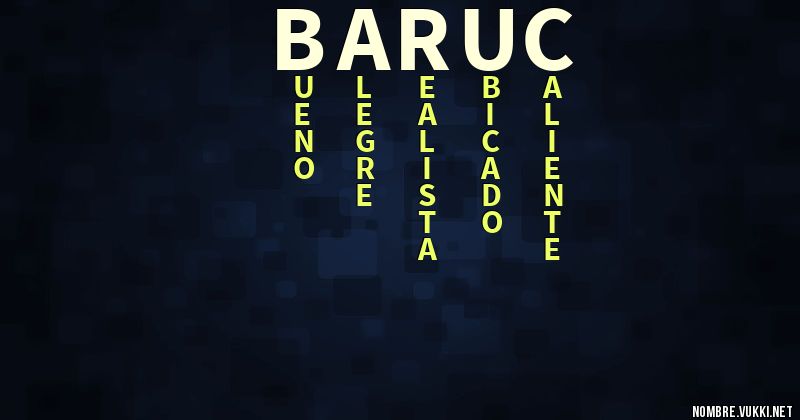 Acróstico baruc