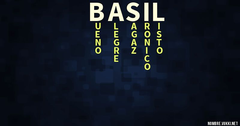 Acróstico basil