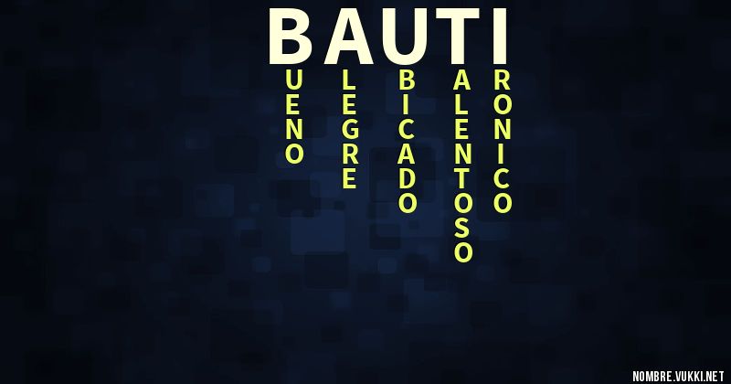 Acróstico bauti