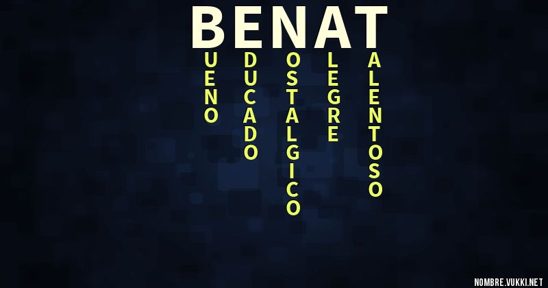 Acróstico beñat