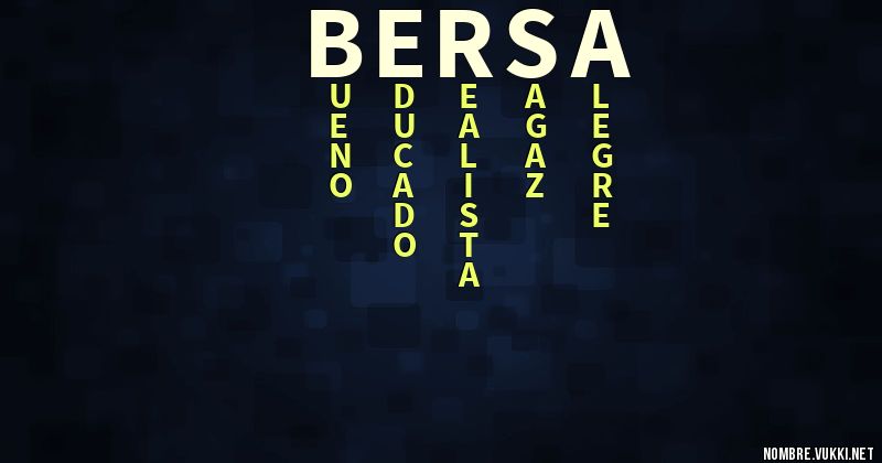 Acróstico bersa