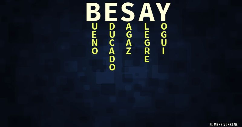 Acróstico besay