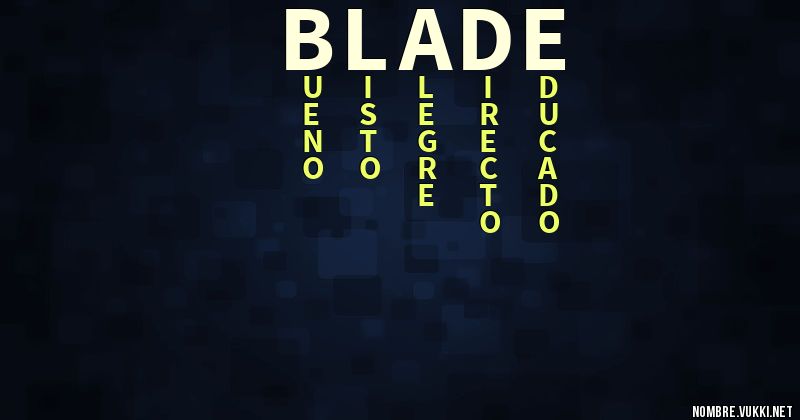 Acróstico blade