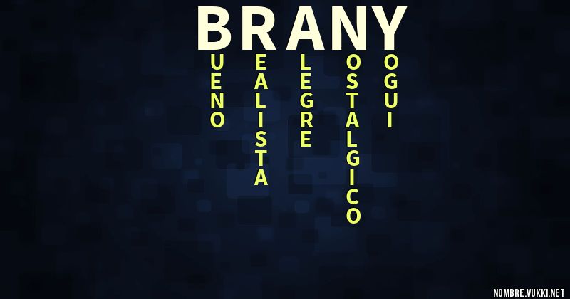 Acróstico brany