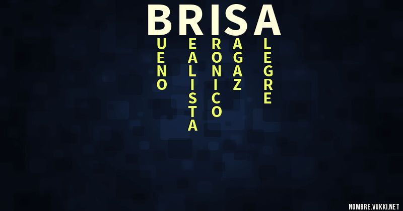 Acróstico brisa