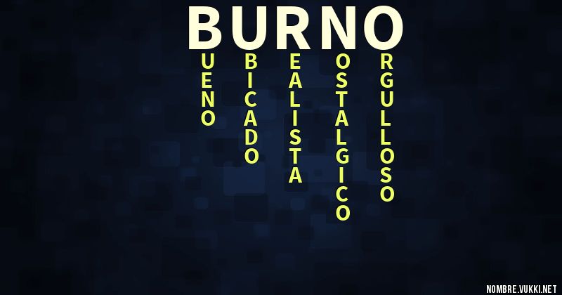 Acróstico burno