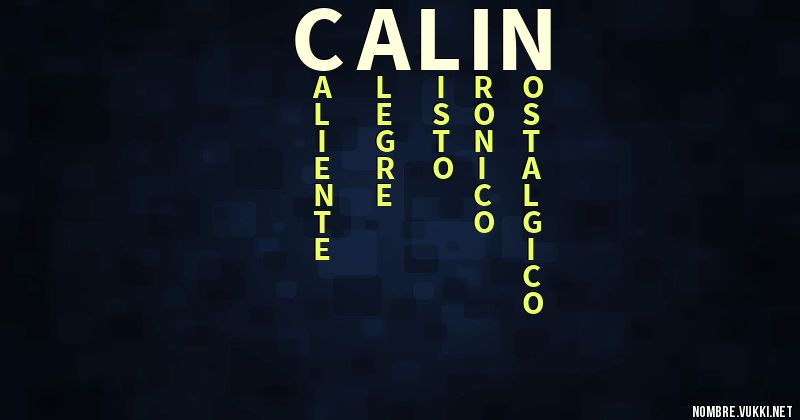 Acróstico calin