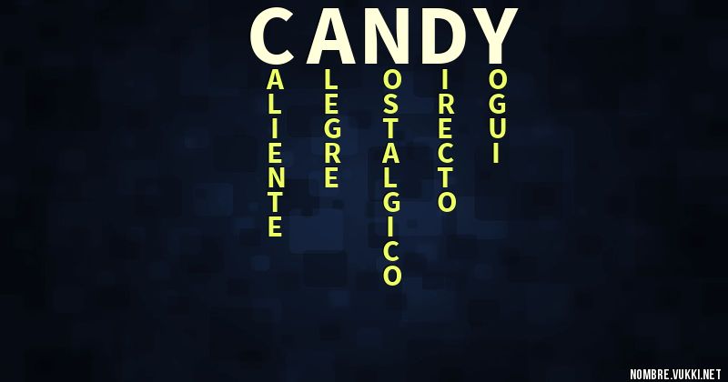 Acróstico candy