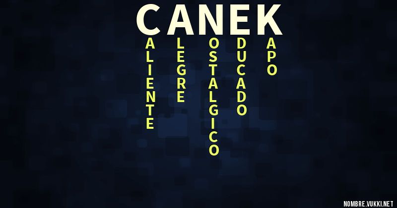 Acróstico canek