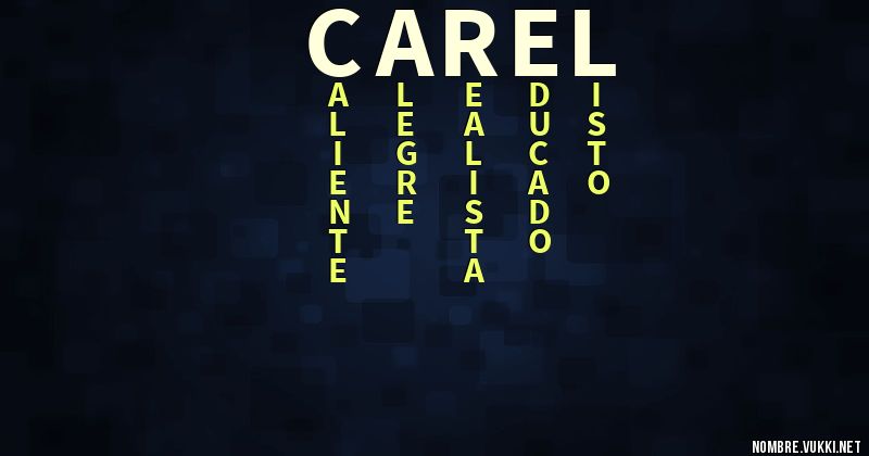 Acróstico carel