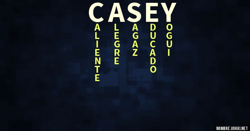 Acróstico casey