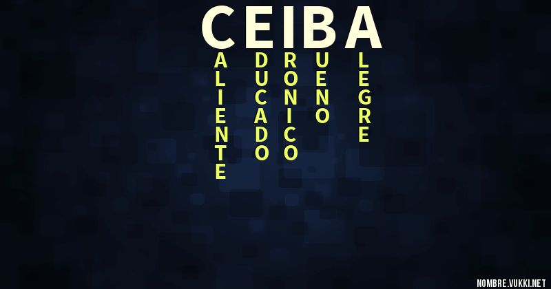 Acróstico ceiba