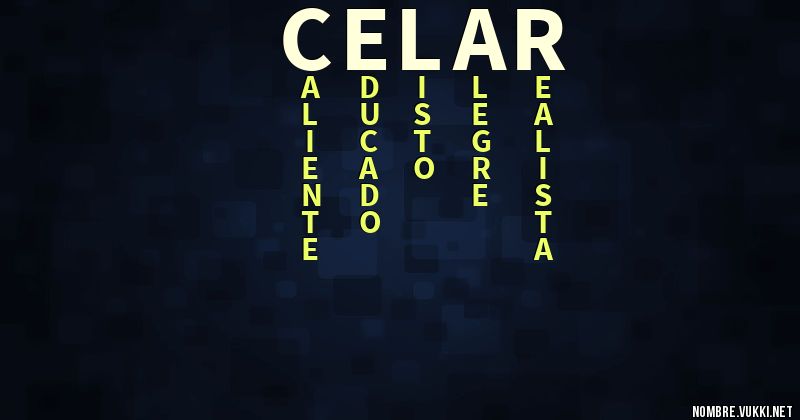 Acróstico celar