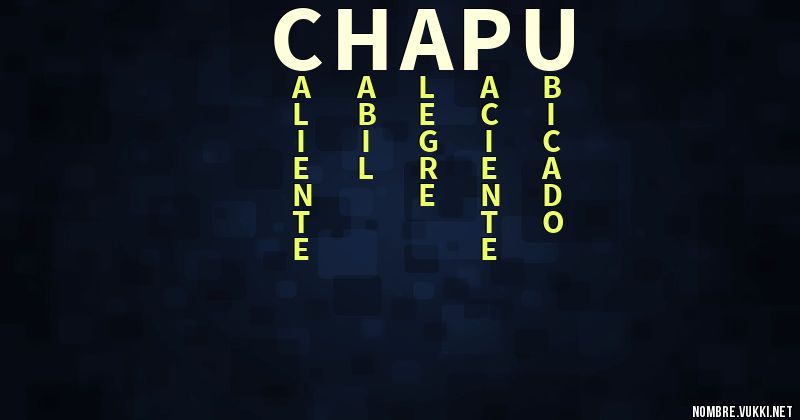 Acróstico chapu