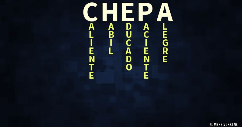 Acróstico chepa