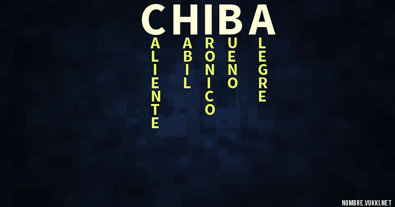 Acróstico chiba