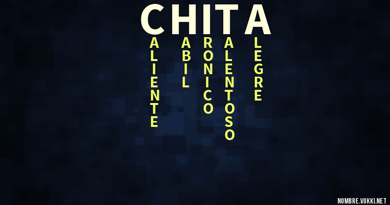 Acróstico chita