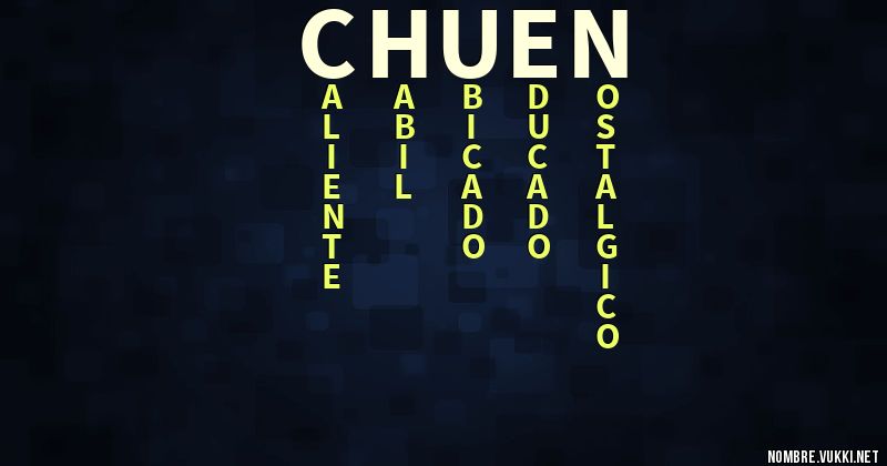 Acróstico chuen